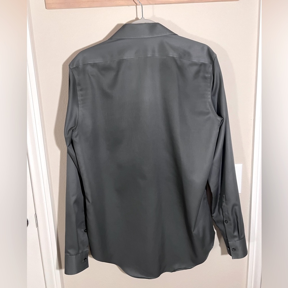 Calvin Klein Gray Button Up - Picture 5 of 5
